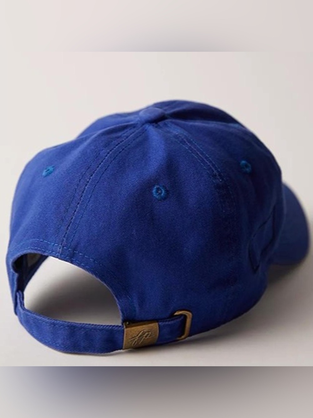 NWT FREE PEOPLE MOVEMENT Movement Logo Baseball Cap | Athlete Blue MSRP $30 - Picture 2 of 3